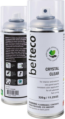 Crystal Clear High Gloss Spray Paint | Water Based & Odorless | Eco-Friendly & V