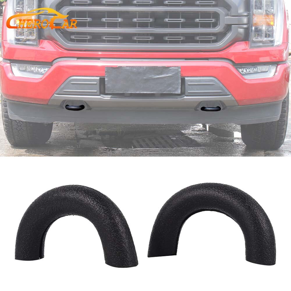 JDMSPEED Nuevo Par De Ganchos De Remolque Delanteros Rojos FL3Z17N808A