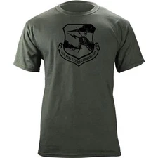 Air Force Cyber Command Subdued Veteran Patch T-Shirt