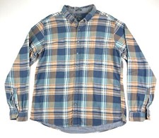 Men  s Eddie Bauer Classic Fit Blue Button Down Shirt Size TXL