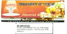 Whiskey 'n Cola Flavored 1 1/4 Rolling Papers by Hornet 50Lvs USA Shipped
