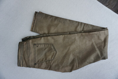 twenty8twelve Eno Jeans Damen slim skinny stretch Hose mit Zip W28 L30 gold NEU.
