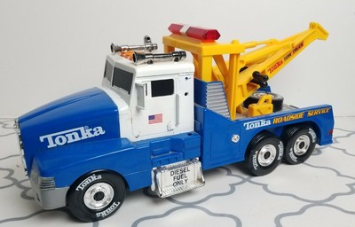 1992 Tonka Roadside Service Tow Truck. Flashing Lights/Sound | eBay