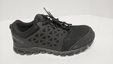 Reebok Sublite Cushion Composite Toe Work Shoes, Black, Women's 10.5 M