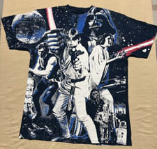Vintage Star Wars T-Shirt All Over Printing 2014