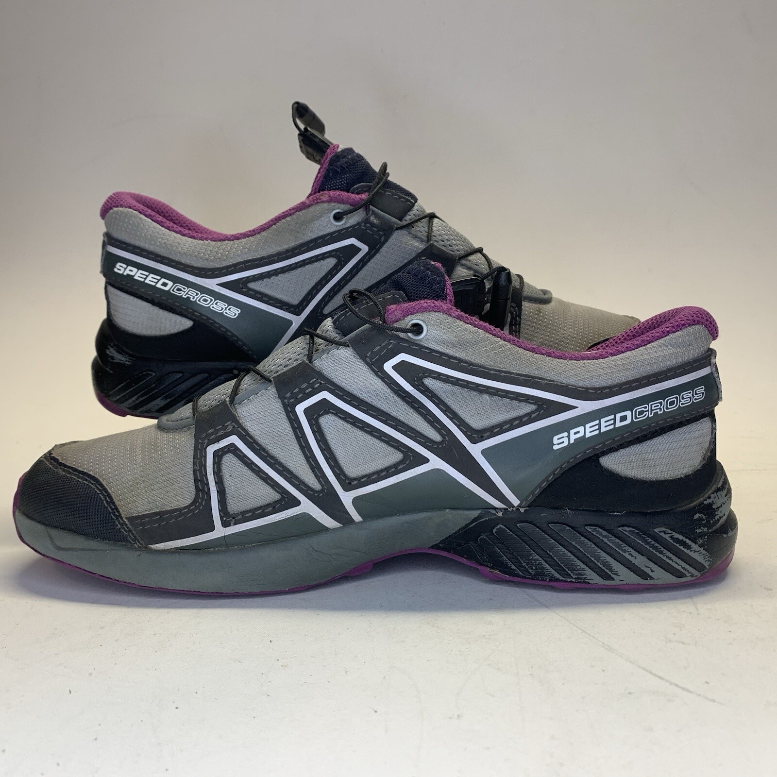 Scarpe da corsa Salomon Speedcross Trail Escursionismo Donna Grigio Viola Taglia 6 US