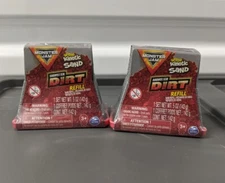 2 Packs Monster Jam Monster Dirt Red Refill Kinetic Sand 5oz Spinmaster