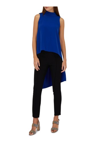 Top sin mangas SACHIN & BABI Mallory azul cobalto para mujer talla M