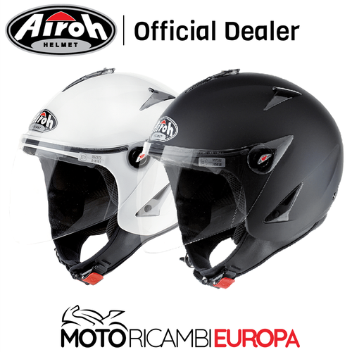 CASCO JET DEMI JET MOTO SCOOTER AIROH URBAN JT BIANCO E NERO UOMO DONNA |  eBay