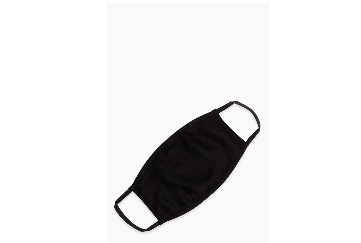 Boohoo Reusable Face Mask 2 Pack (Black) image 2