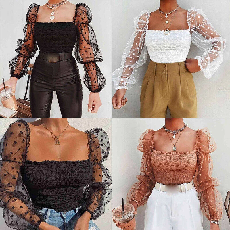 Blusas de online organza