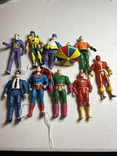 Vintage 1984 Kenner DC Super Powers Action Figures Lot with Clark Kent !!