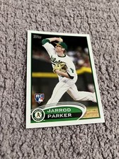 2012 Topps Series 2  Oakland Athletics Baseball Card #418 Jarrod Parker RC