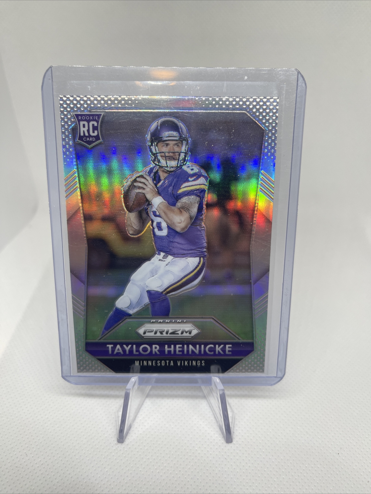 2015 Prizm Football Taylor Heinicke Silver Rookie RC #288 Vikings Washington
