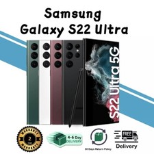 New in boxSamsung Galaxy S22 Ultra 5G S908U 128/256/512GB US Unlocked GSM CDMA