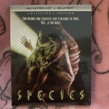 Species 4K Ultra HD  Blu-Ray, 1995 Collector  s Edition New Sealed