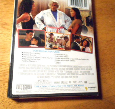 Madea's Family Reunion ~ Tyler Perry & Cicely Tyson DVD 2006 NEW
