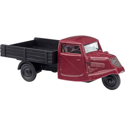 Busch 89103 H0 LKW Modell Tempo Dreirad bordeaux