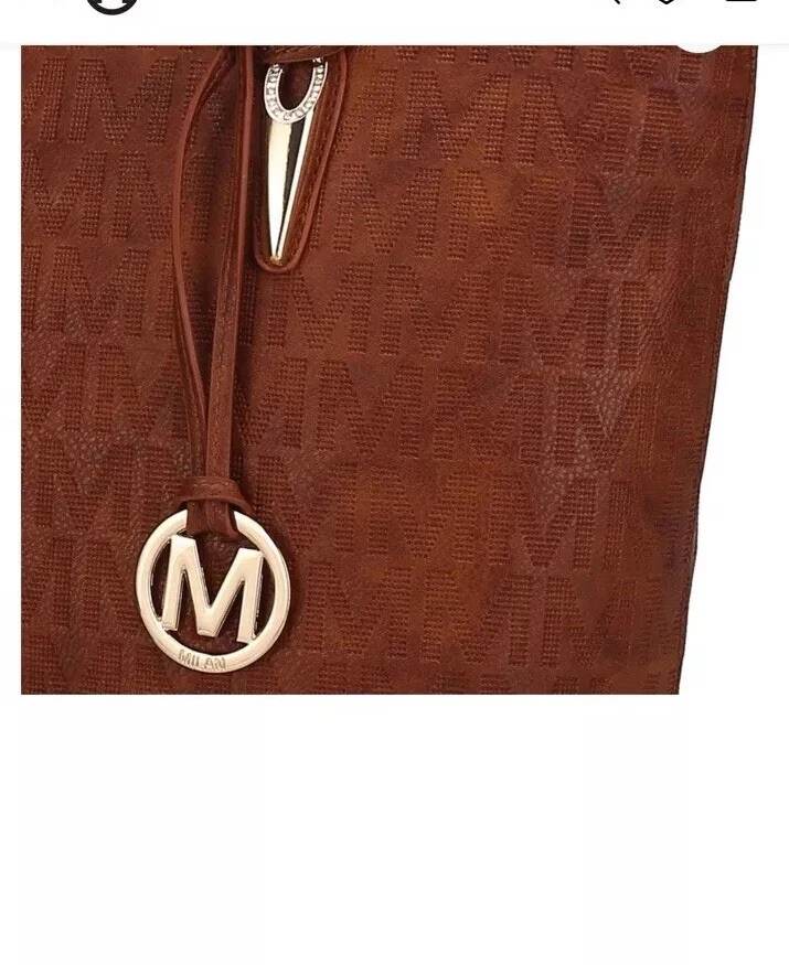 MKF Edelyn M Signature 4 PCS Tote Bag by Mia K Pink - Image 3 of 4