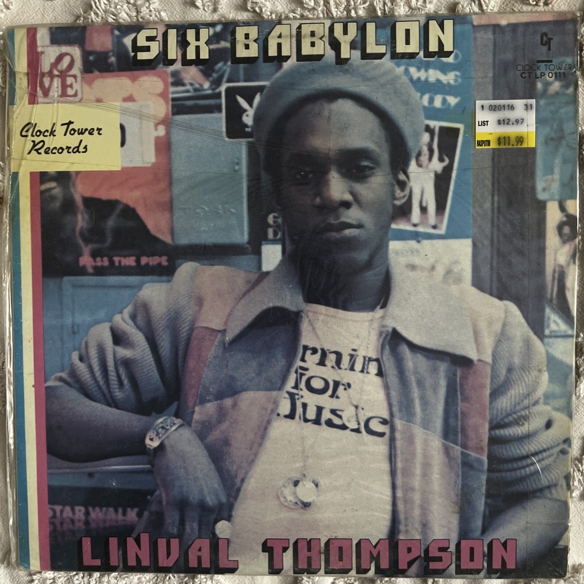 Linval Thompson Six Babylon Clocktower LPCT0111 LP Vinyl
