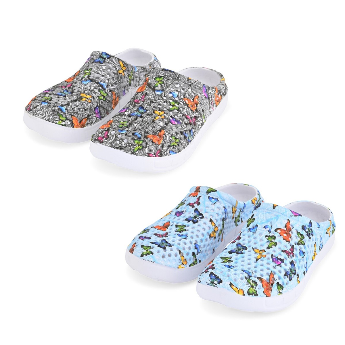 Jeffrico Clogs Nursing Shoes With Butterfly Logo Butterfly Memory Foam  Nursing Clogs Savvy Brandy Women's Nursing, image size:1200x1200