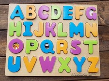 Vintage Wooden Alphabet
