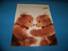 Steiff Original Print Ad From Magazine 1992