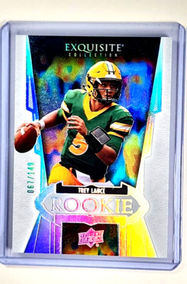 2021 Goodwin Champions Exquisite Collection #R-LA Trey Lance /149 Rookie Card RC
