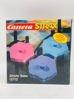 carrera STRAX 15712 Strato Base 3x Grundplatten OVP leicht beschädigt Neu & OVP
