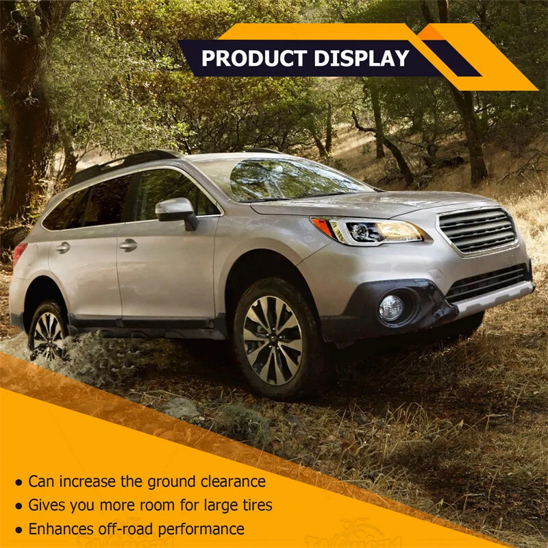 Kit de elevación delantera de acero de 2" + trasera de 1,5" con barra estabilizadora para Subaru Outback 2015-1018 2019 Foto 3 de 4