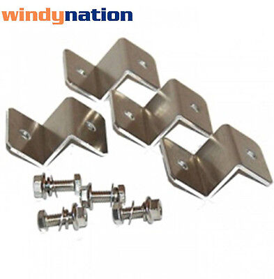 Details about  / 4Pcs Z style Solar Panel Mounting kits Solar Panel Z Bracket Mount Mounting Set