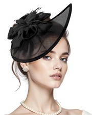 Fascinators Hats for Women Kentucky Hat Derby Tea Party 2026 Pillow Top for W...