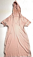 Michael Kors Sweatshirt Women Medium Peach Side Logo Short Sleeve Lightweight