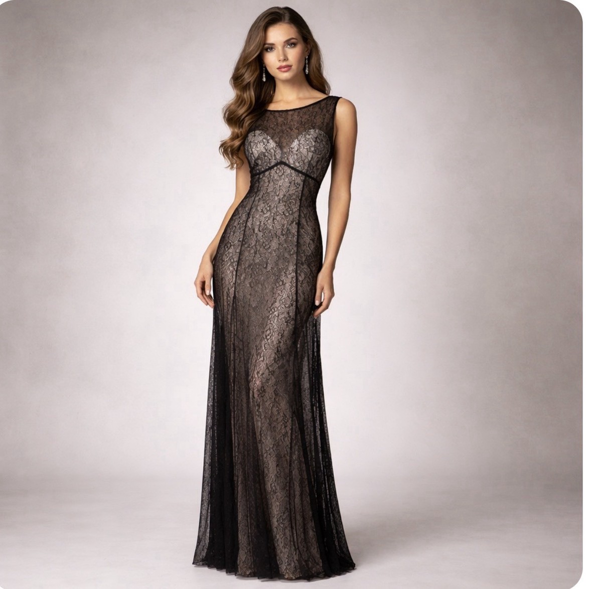 formal black and silver dress Black main image 1