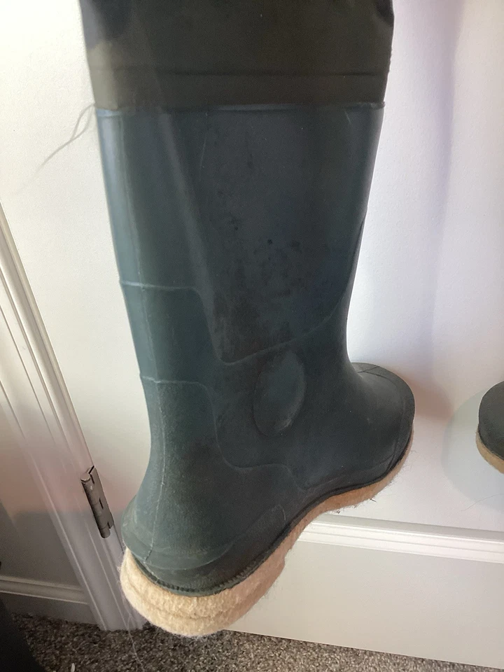 Chest Waders Hunting Fishing Green Men's Size 8 - Image 4 of 4