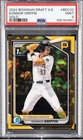 2024 BOWMAN CHROME DRAFT SAPPHIRE KONNOR GRIFFIN 1st RC GOLD #/50 PSA 9🔥