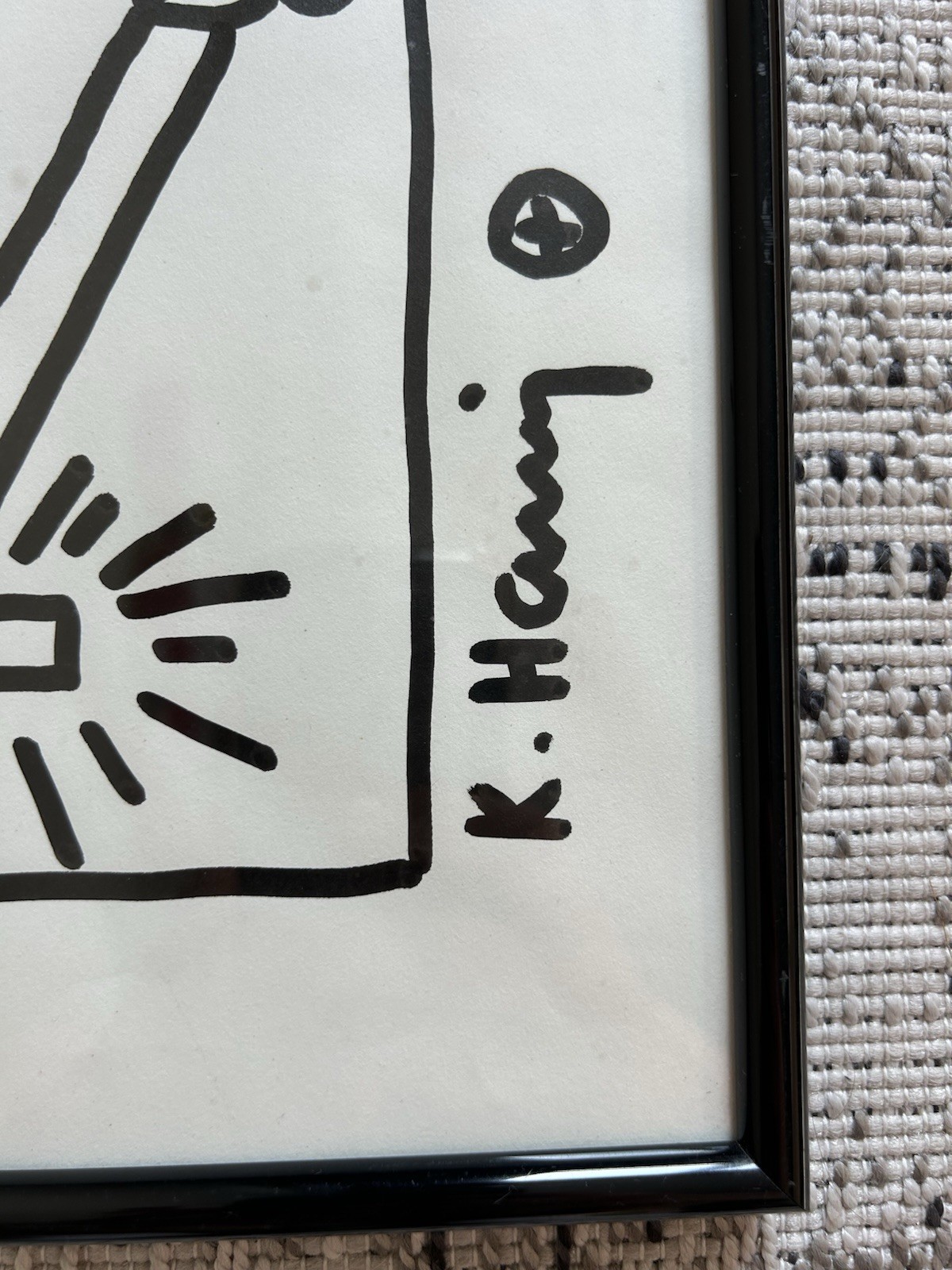 Keith Haring (1958-1990) - Signed Authentic Drawing - Untitled, 1981