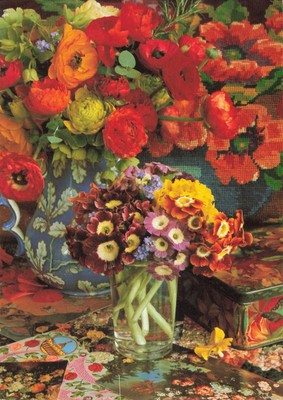 Postcard Art Photographic Still Life Mixed Flowers Steve Lovi 4x6