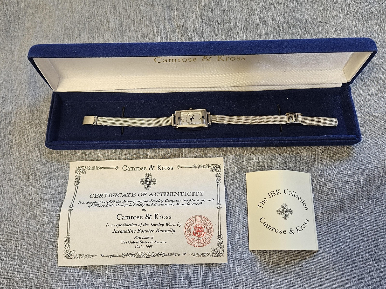 Rumours Womens Quartz Watch Rectangular Silver Me… - image 1