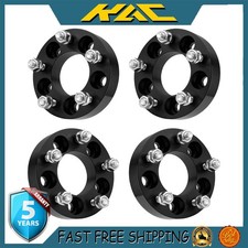 Adaptador de rueda 4 piezas 5x100 a 5x114,3 M12x1,5 64,1 mm 1"" para Toyota Corolla negro