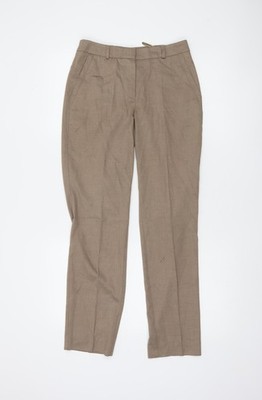 Comma Damen beige Anzughose Größe 6 gerades Bein Arbeitshose