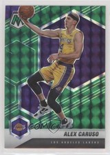 2020-21 Panini Mosaic Green Mosaic Prizm Alex Caruso #129 4f9
