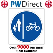 SIGN Pedestrian Route Only Pedal Cycle Route Only No Vehicles Traffic Car TR387A