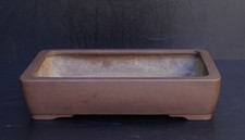 Bonsai Topf Tokoname Yamaaki rechteckig unglasiert Breite 31,8 cm (12,52 Zoll)
