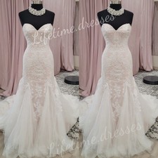Mermaid Wedding Dresses Beach Boho Summer Sleeveless Elegant Tulle Bridal Gowns