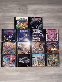TurboGrafx-16 Console Bundle Lot 14 CIB Games TurboBooster Controllers TESTED
