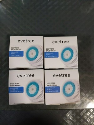 4 Pks EveTree Deep Pore Replacement Facial Brush Heads For Clarisonic #L10