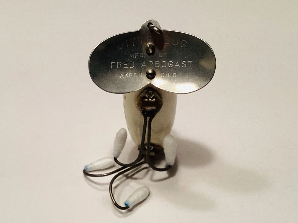 Винтажный довоенный Arbogast Jitterbug (вертикальные винты использовались только в 1941 году) - Изображение 2 из 4