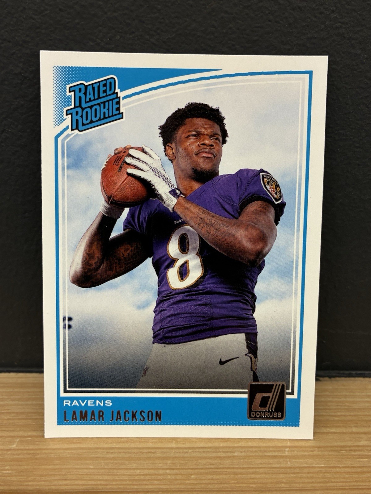 2018 Panini Donruss - Rated Rookie #317 Lamar Jackson (RC)