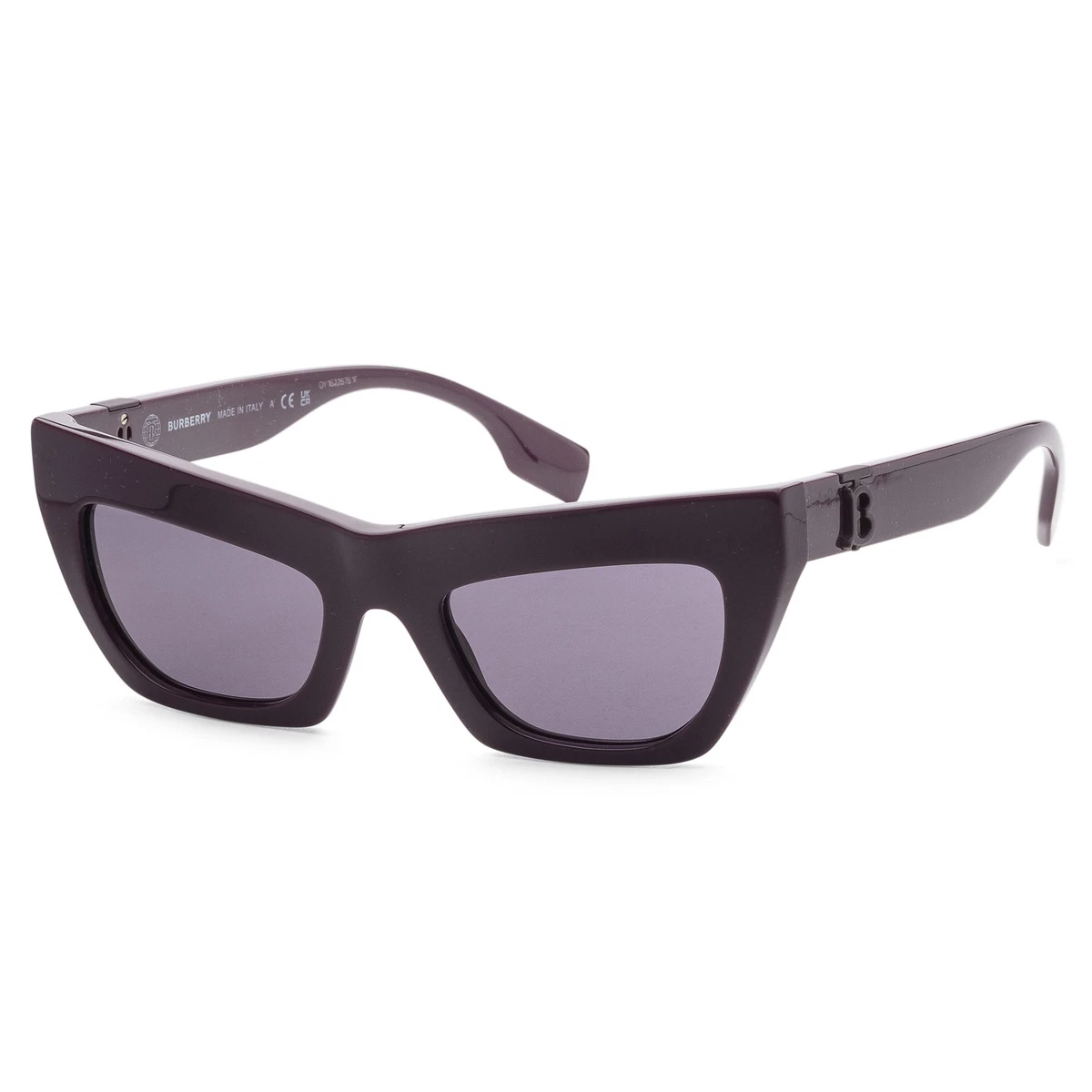 New! Authentic Burberry Cat Eye BE4405 51MM Violet Purple Sunglasses w Case Box Amazon.com: Burberry Women main image 4